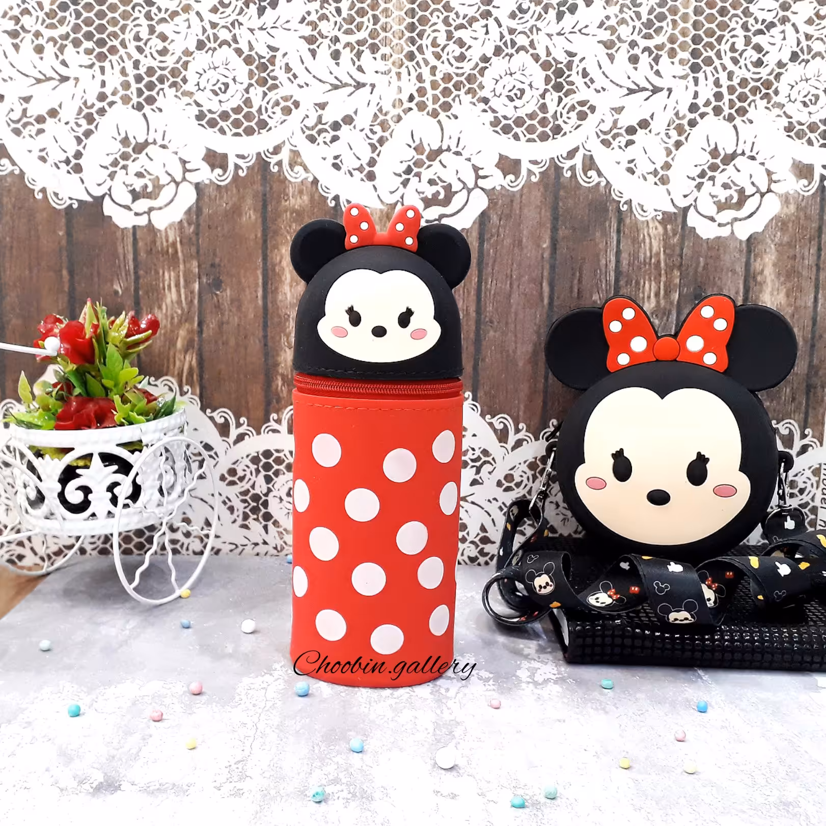 جامدادی سیلیکونی طرح مینی موس