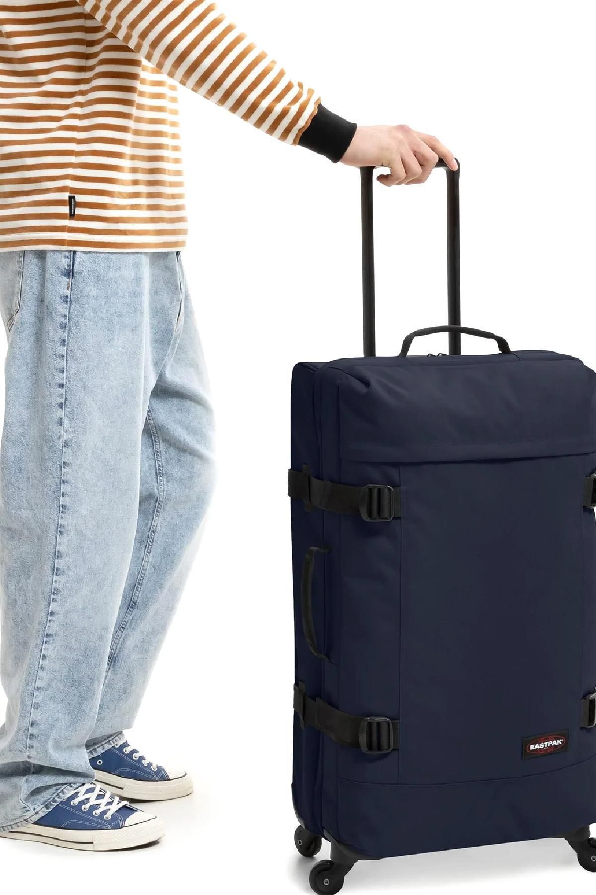 چمدان و ساک آبی مردانه زنانه مکمل با اندازه بزرگ Eastpak