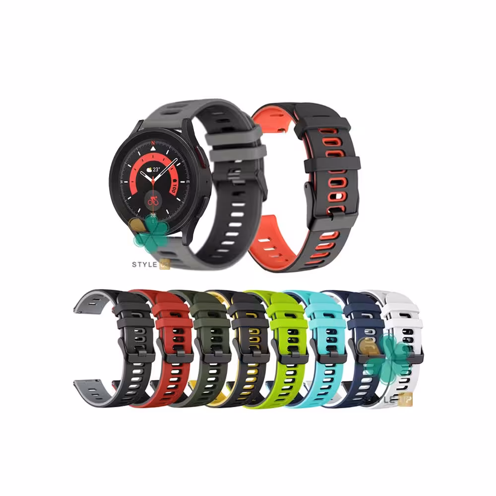 بند ساعت Two-Tone مناسب Samsung Galaxy Watch 5 Pro