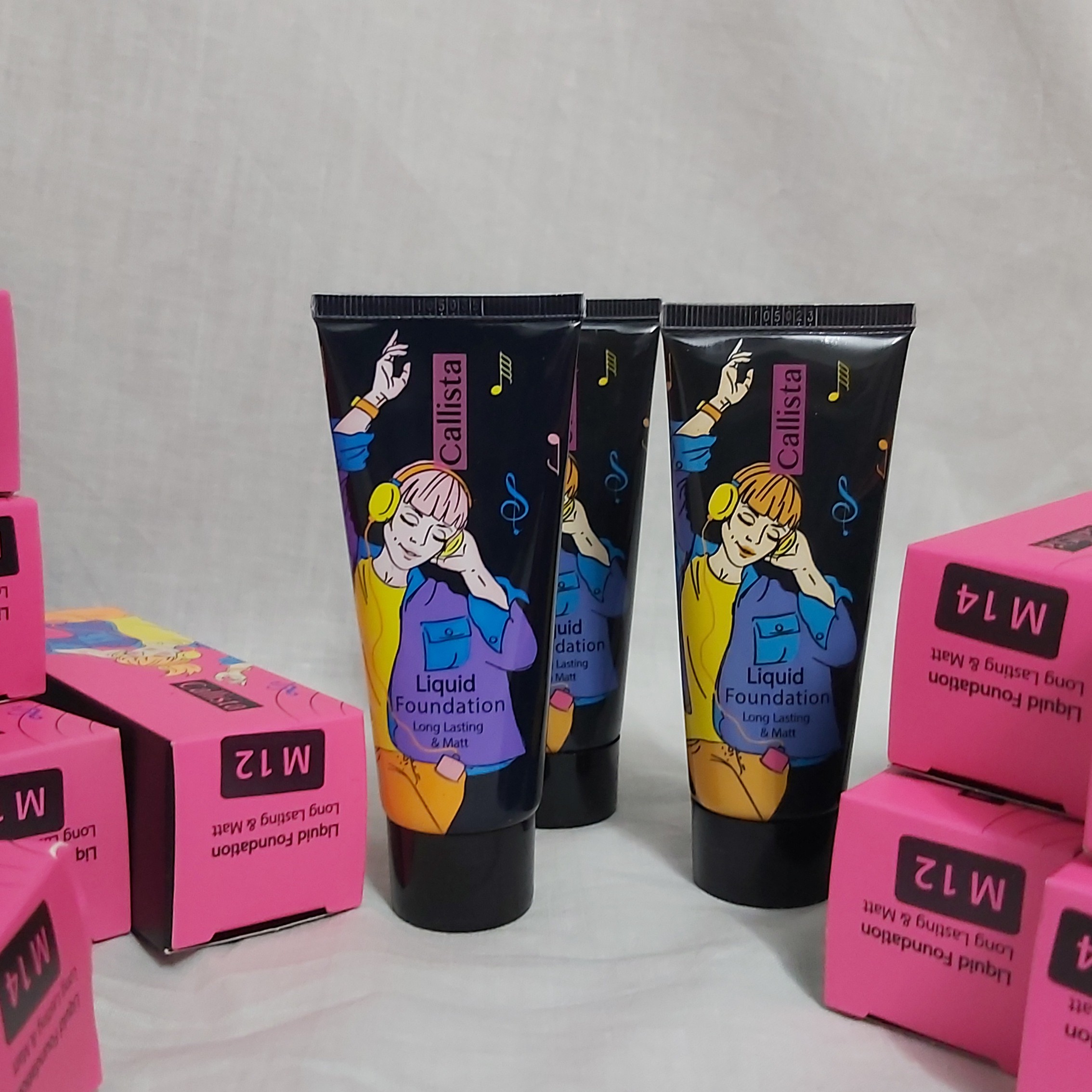 کرم پودر کالیستا مدل Long Lasting And Matt مدل M14