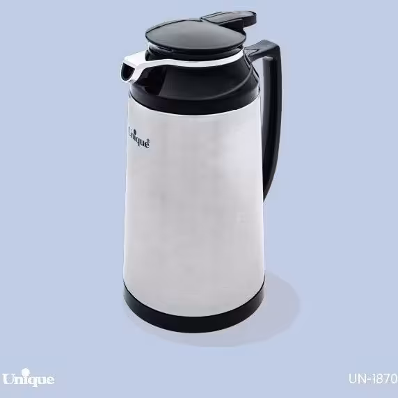 فلاسک 1 لیتر استیل شیشه دار یونیک کد un-1870