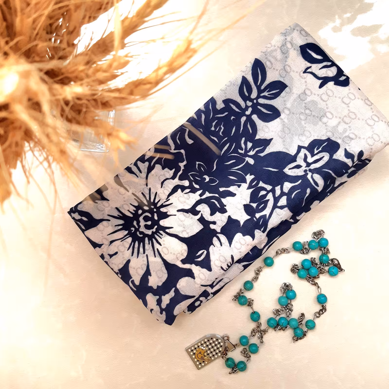 روسری حریر  ابریشم 