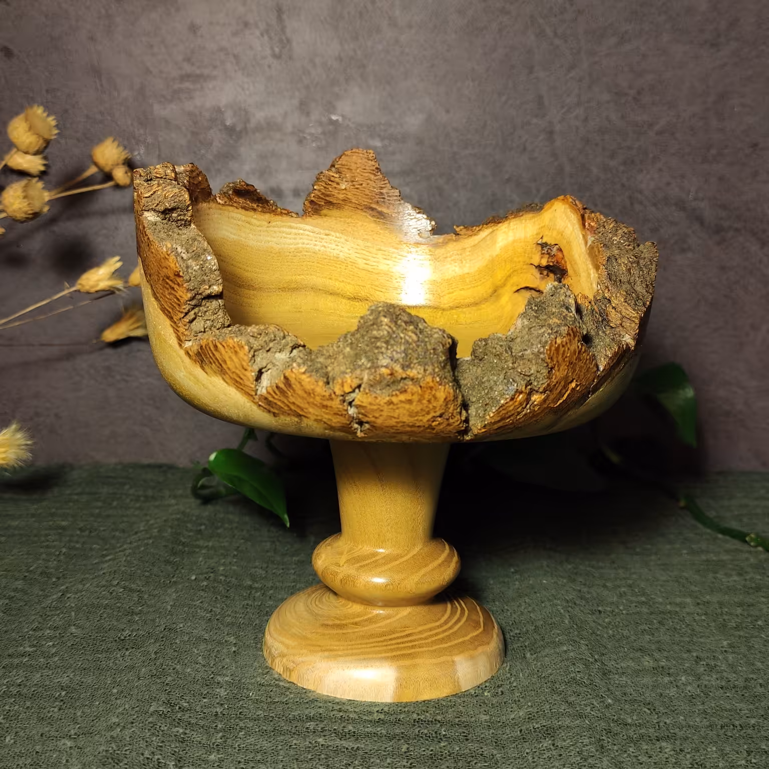 شیرینی خوری پایه دار روستیک  کد 021