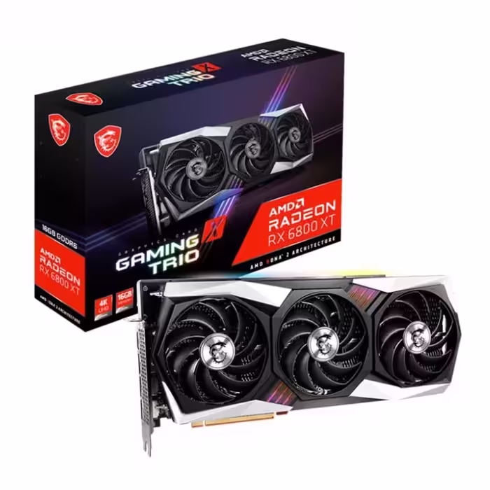 کارت گرافیک ام اس آی Radeon RX 6800 XT GAMING X TRIO 16G