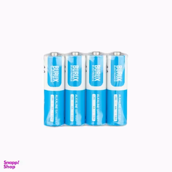 باتری قلمی بروکس مدل آلکالاین AA بسته 4 عددی