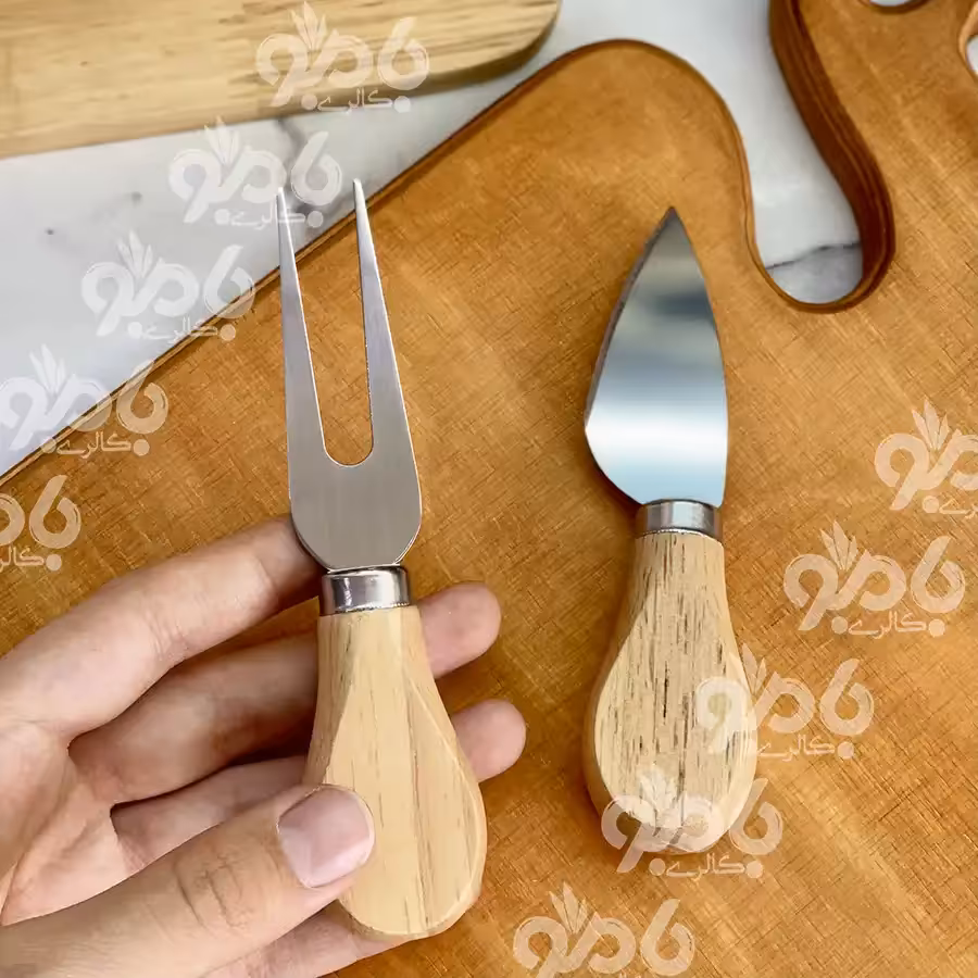 کارد صبحانه چوبی جفتی در 3مدل