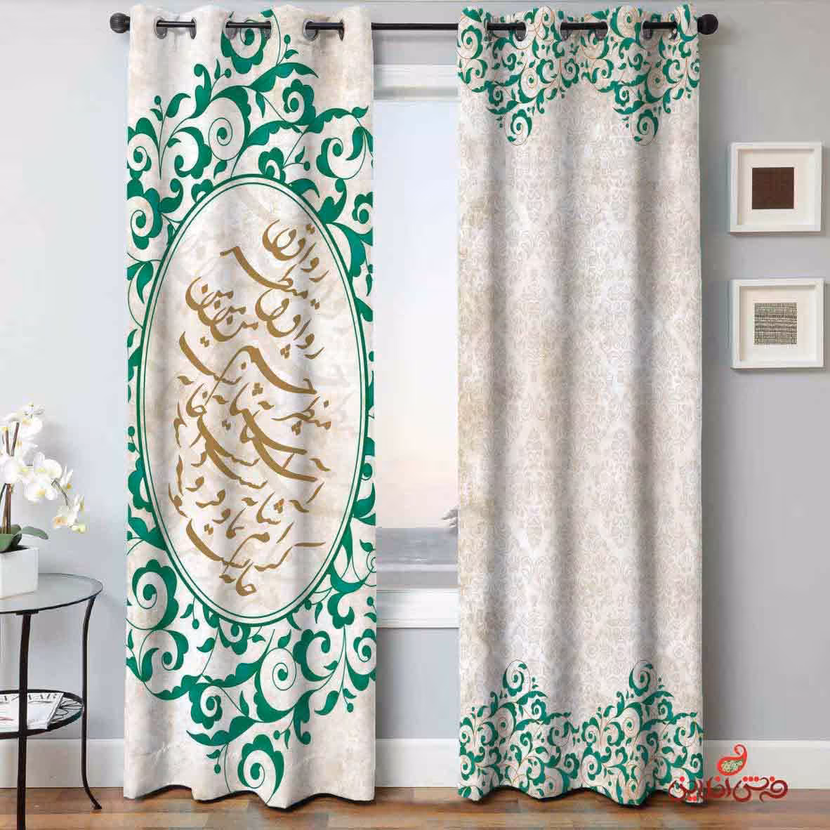 پرده 2عددی سنتی کد 2012