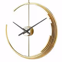 ساعت دیواری فلزی مینیمال جدید طرح ماه رایز کالیگرافی رایز یران (پس کرایه)