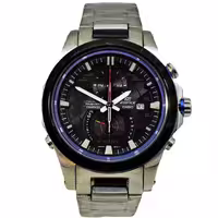 ساعت ادیفایس 3 موتوره کرنوگراف CASIO Edifice EQSA500 ژاپن با تقویم روزشمار استیل