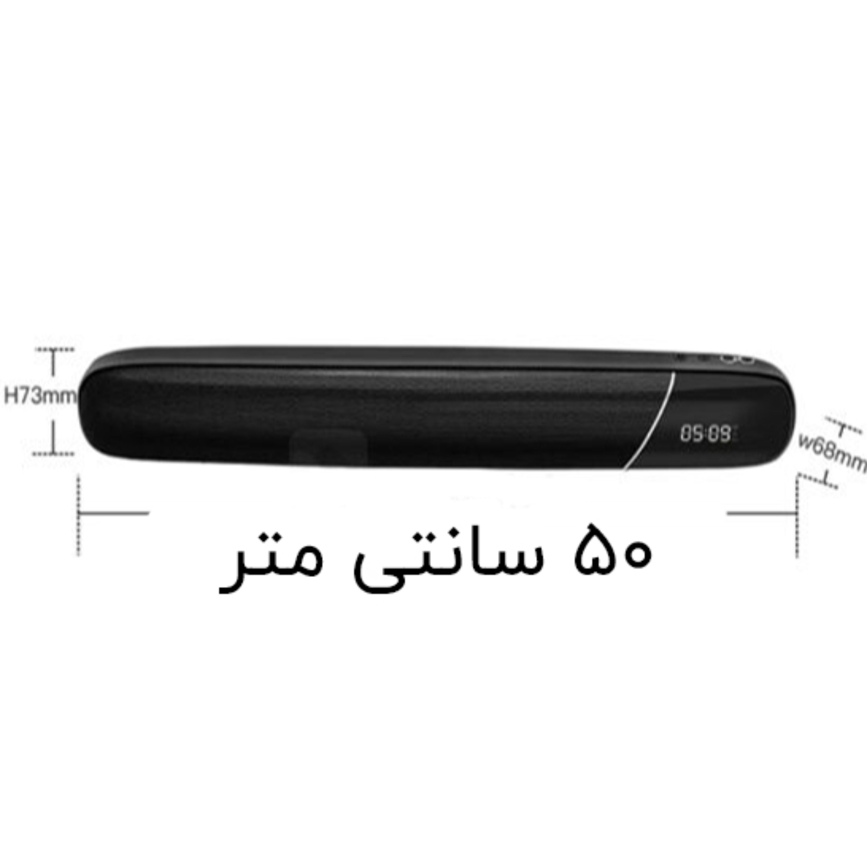 اسپیکر 50سانتی متری بلوتوثی قابل حمل ساعت دار ریمکس اورجینال