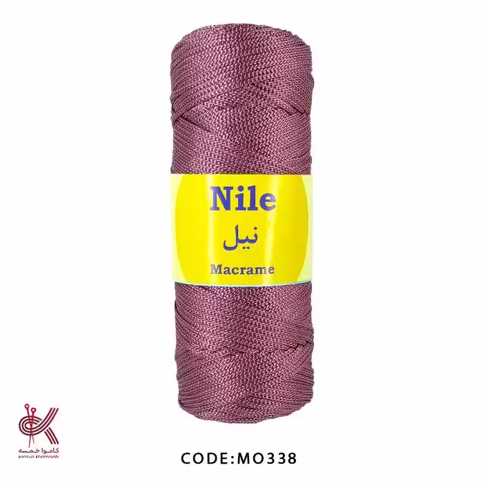 قیطان مکرومه سه سوزنه پلی استر بنفش 38
