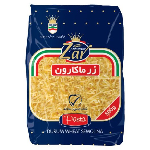 رشته سوپ زر ماکارون 500 گرمی