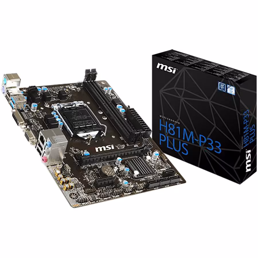 مادربورد ام اس آی مدل اچ 81 ام پی پلاس LGA 1150