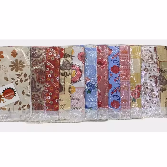 سفره 8 نفره قابل شست و شوی دور دوز و حاشیه دار 