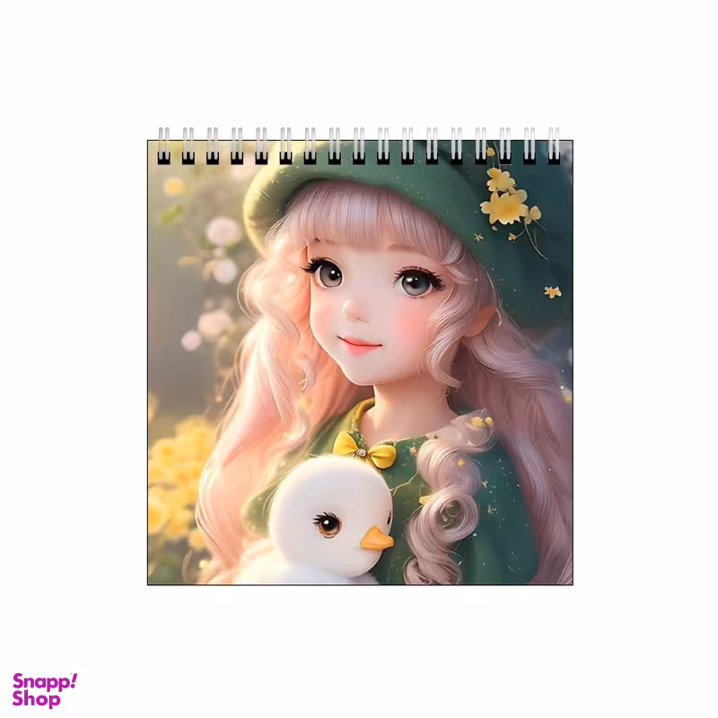 دفتر طراحی طرح جوجه اردک و دختر کیوت کد 3973092