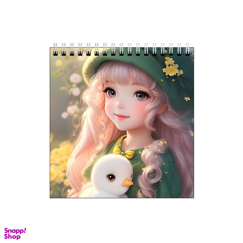 دفتر طراحی طرح جوجه اردک و دختر کیوت کد 3973092