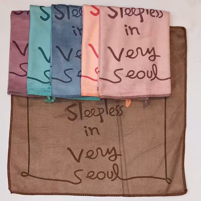 (6عدد)دستمال جادویی اسپورت ساده با طرح نوشته،حوله دستمالی طرح جدید