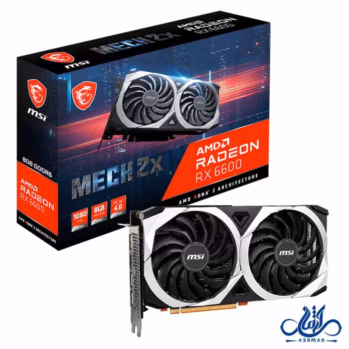 کارت گرافیک ام اس آی Radeon RX 6600 MECH 2X 8G
