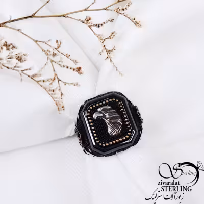 انگشتر نقره اسپرت طرح عقاب کد 11684