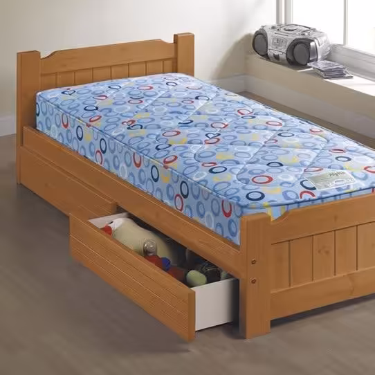 تخت خواب یک نفره اسپرت کشودار (ارسال پس کرایه) 