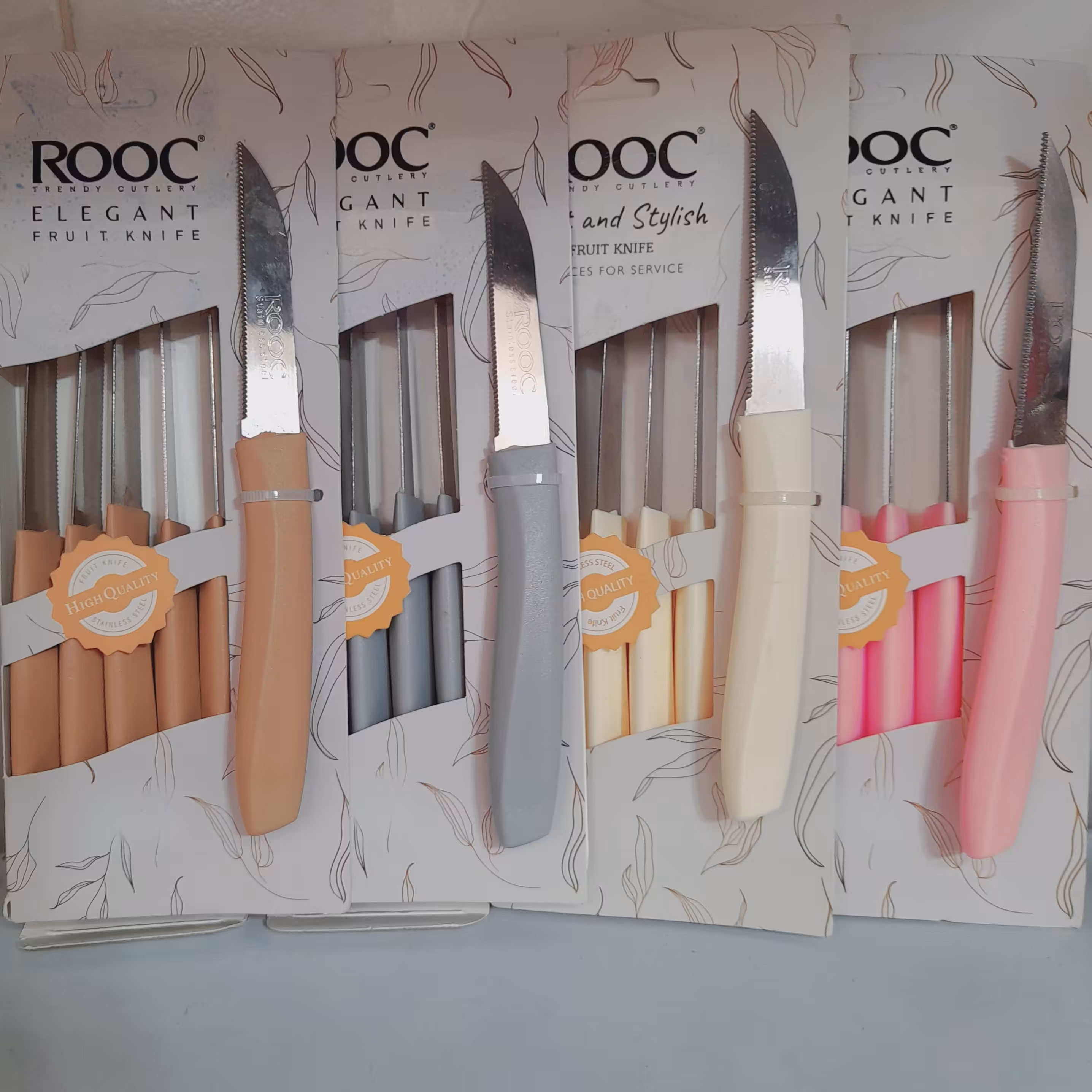 چاقومیوه خوری اره ای روک 6تایی