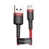 کابل Baseus Cafule cable Lightning 2.4 A 1M Gold Blue کد 0754