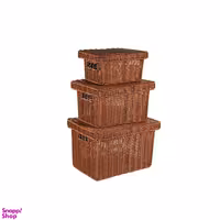 باکس بافت آریانا دربدار مدل کیانا مجموعه 3 عددی