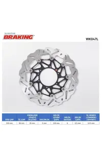 تجهیزات ترمز موتورسیکلت HONDA CBR 600 RR CB 1000 R WAVE PRE CERFORMANCE DISK سمت چپ CTX ABS 1300CC Braking