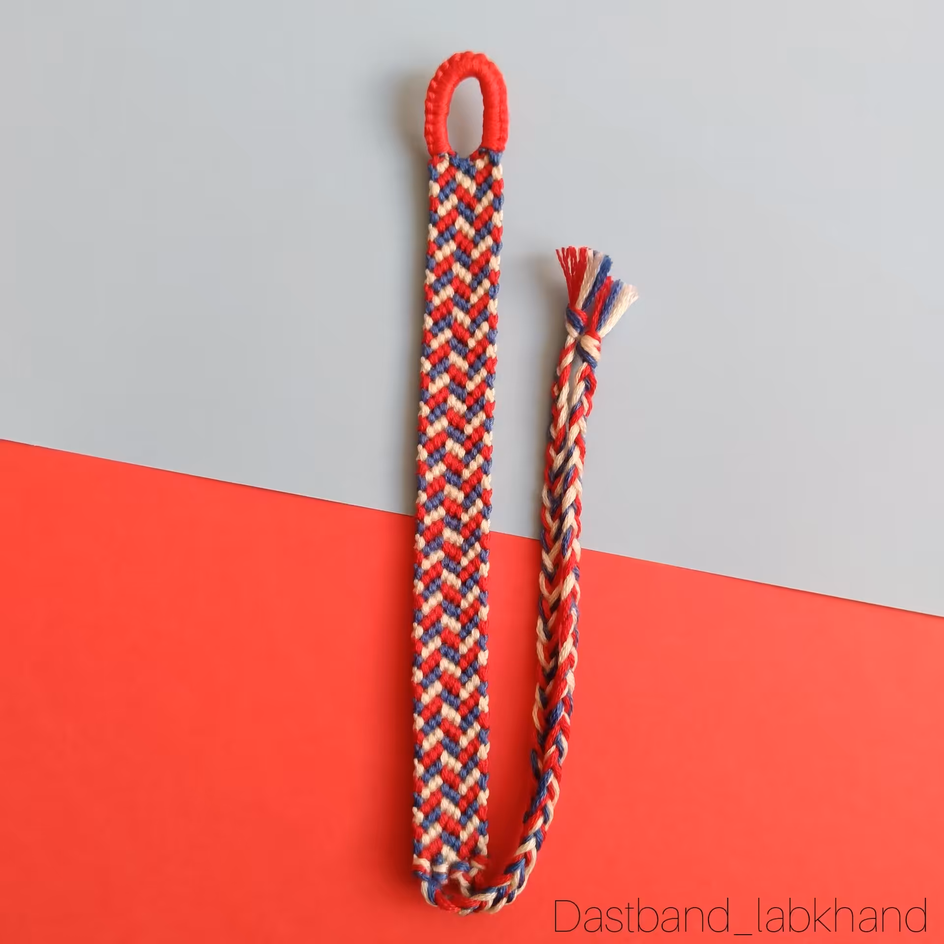 دستبند دوستی دستبافت کد 19