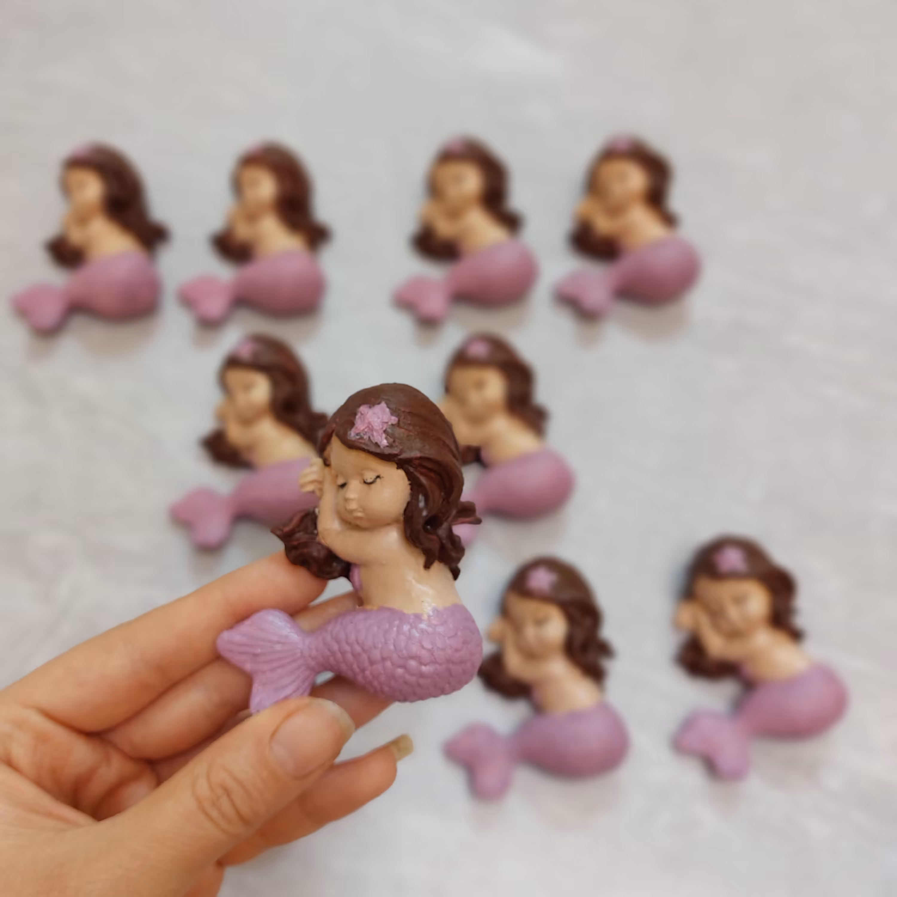 گیفت پری دریایی رنگ یاسی قابل سفارش در رنگ دلخواه شما عزیزان