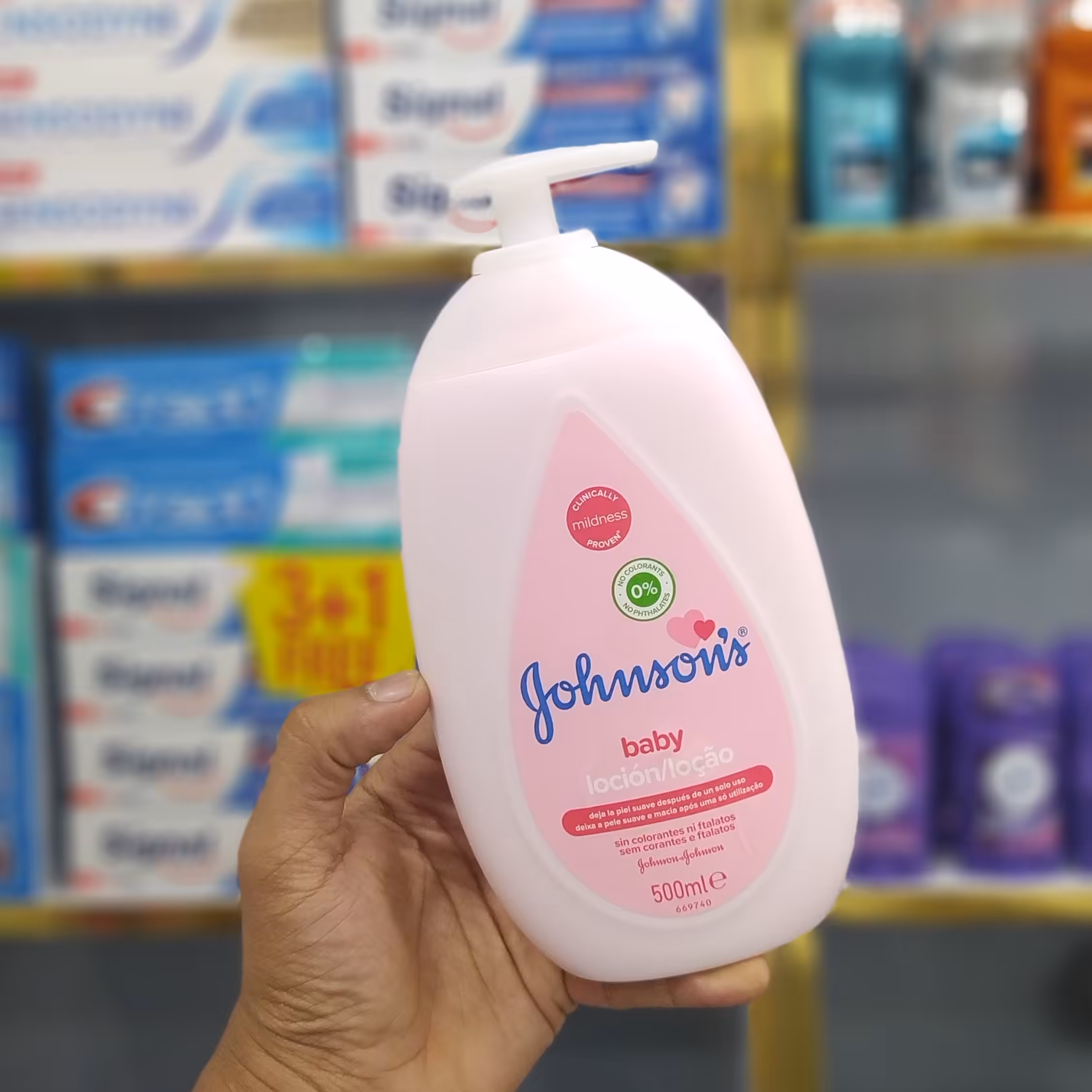 لوسیون بدن کودک جانسون Johanson baby locion با حجم 500 میل