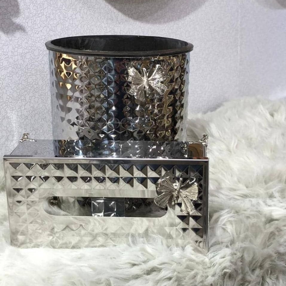 سطل و جادستمال استیل گرد
رنگ نقره ای چکشی
کیفیت درجه یک
با ضمانت