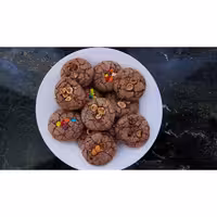 کوکی دبل چاکلت فندقی