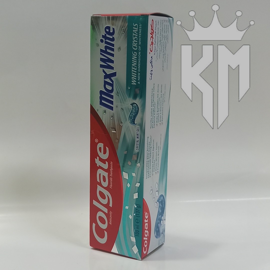 خمیردندان کلگیت مدل مکس وایت سفید کنندکی بالا و تمیز کننده عالی