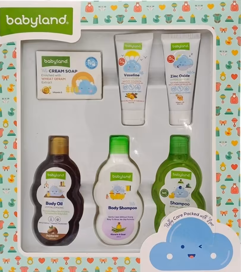 پک 7 تیکه بهداشتی کودک بی بی لند