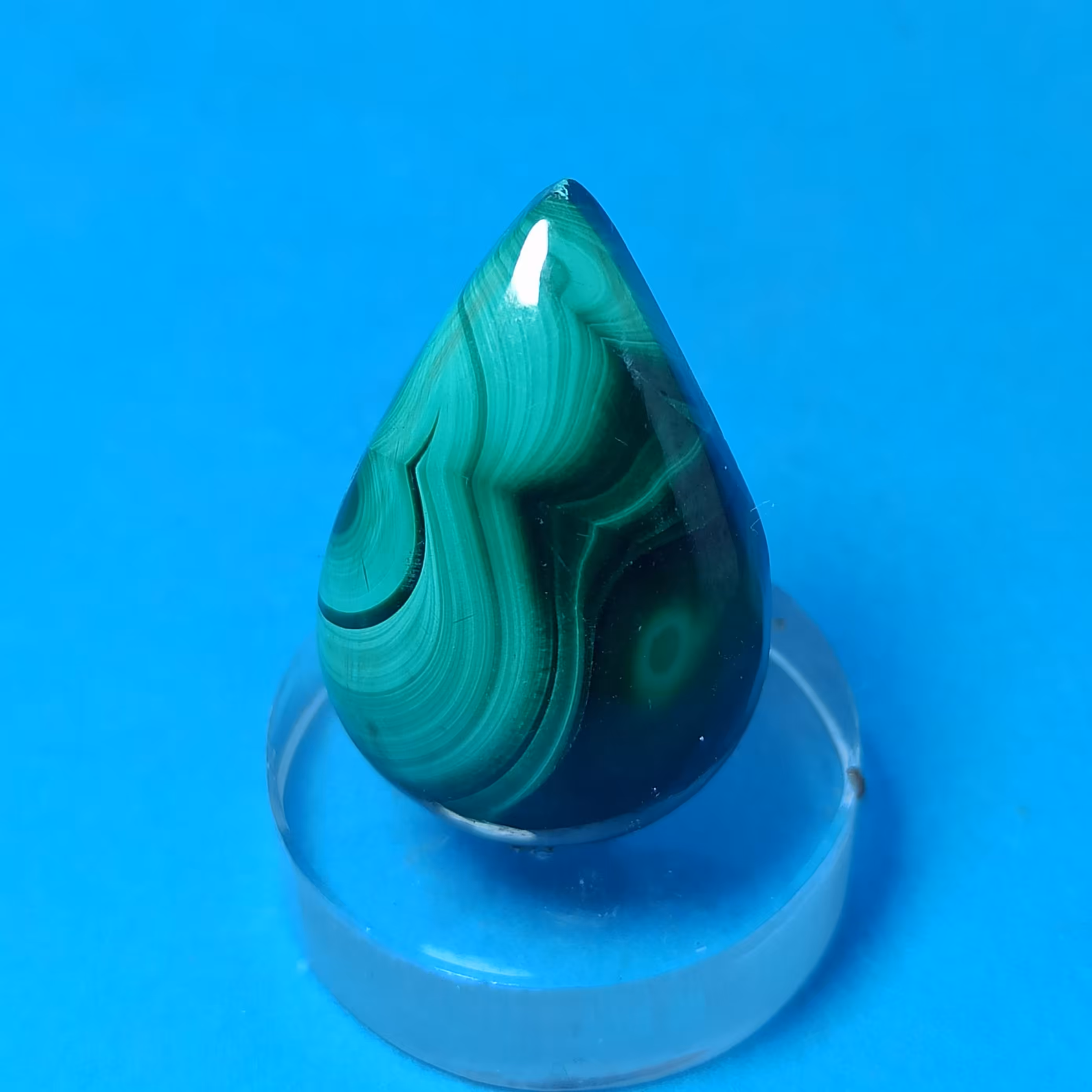 سنگ مالاکیت کد (2) نگین مالاکیت نگین مالاکیت سبز مالاکیت فاخر