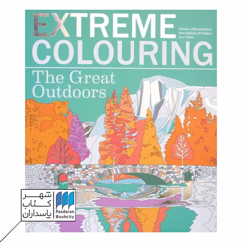 Extreme colouring the great outdoors کتاب رنگ آمیزی فضای باز