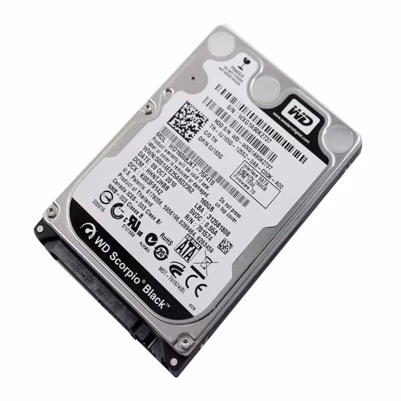 هارد دیسک لپ تاپ وسترن دیجیتال مدل Black WD5000LPLX-75ZNTT0 ظرفیت 500 گیگابایت