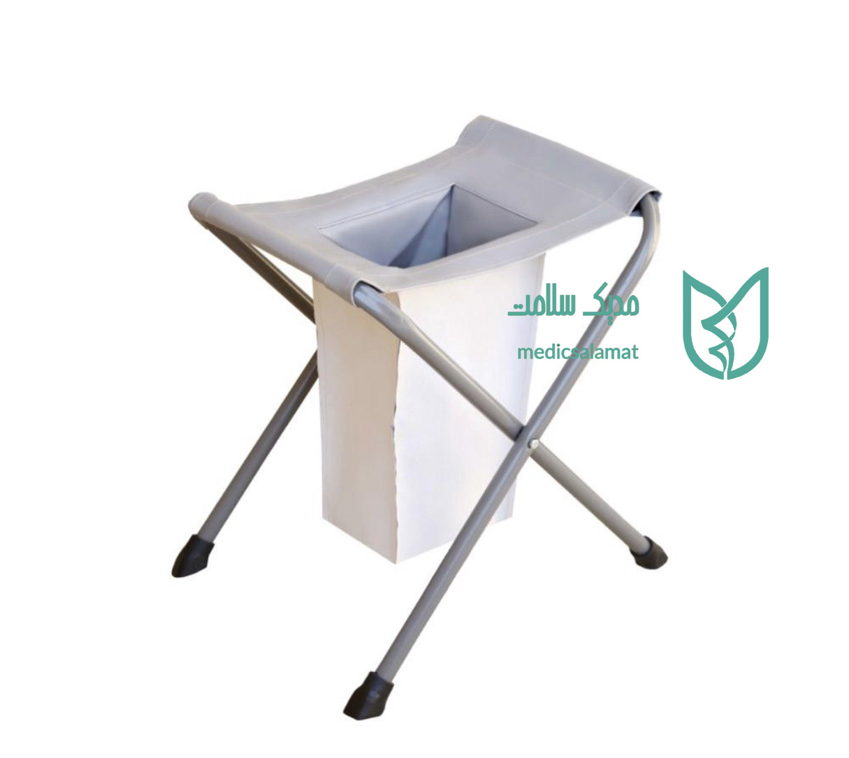 توالت فرنگی تاشو برزنتی مسافرتی تیوان طب