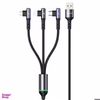 کابل دیتا سه کاره 66 وات یوسمز US-SJ561 طول 1.2 متر