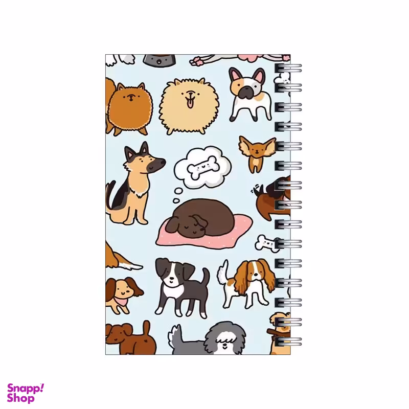 دفترچه یادداشت مدل to do list طرح پترن هاپو و استخوان کد 6931109