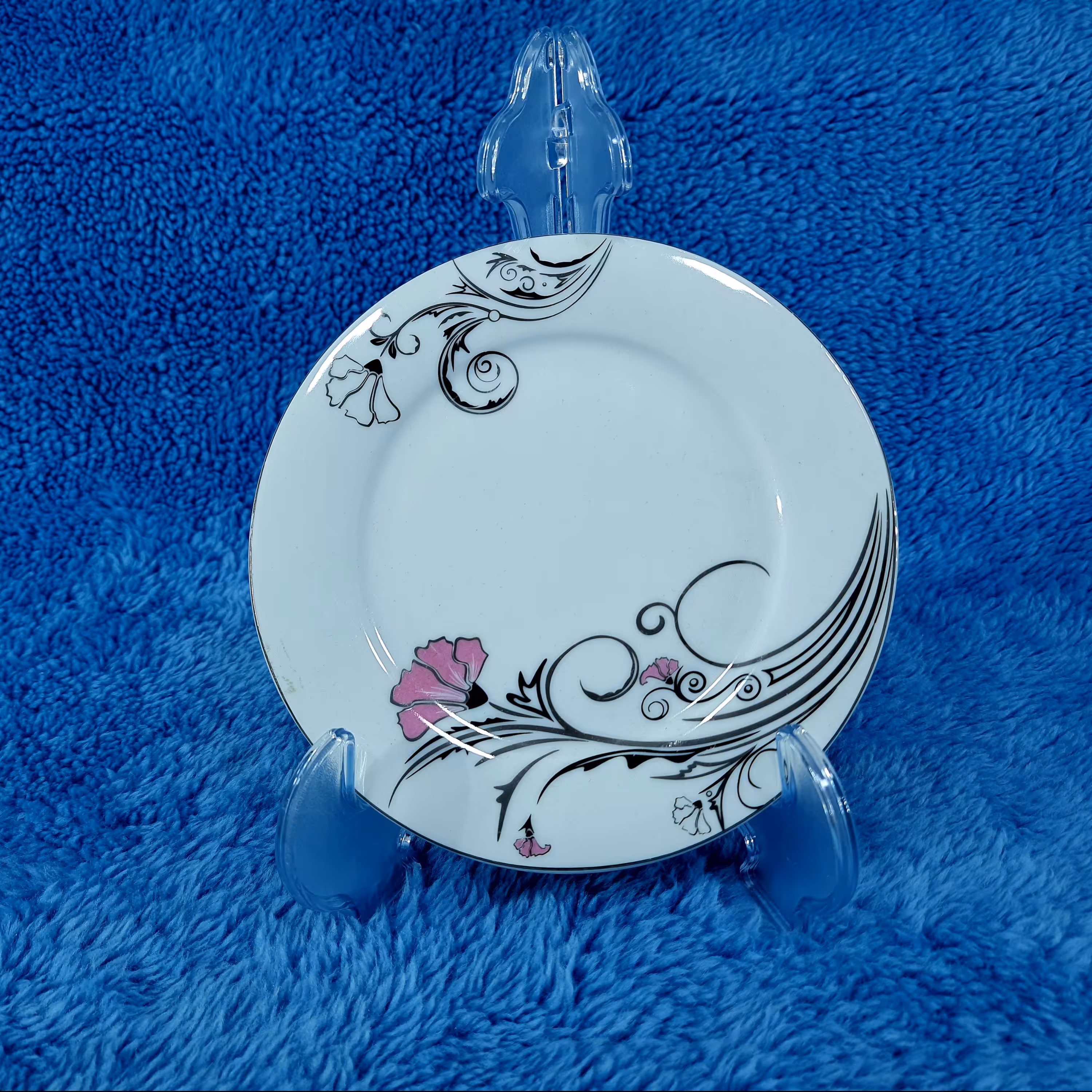 پیش دست تخت سایز 17 چینی طرح پارس کد 974 در بسته 6 عددی