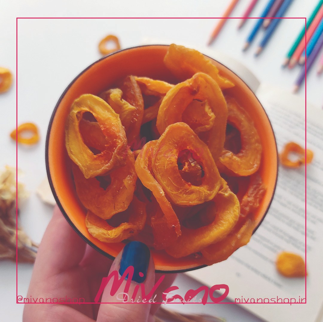 زردآلو اسلایس خشک ارگانیک میوانو(250 گرمی)