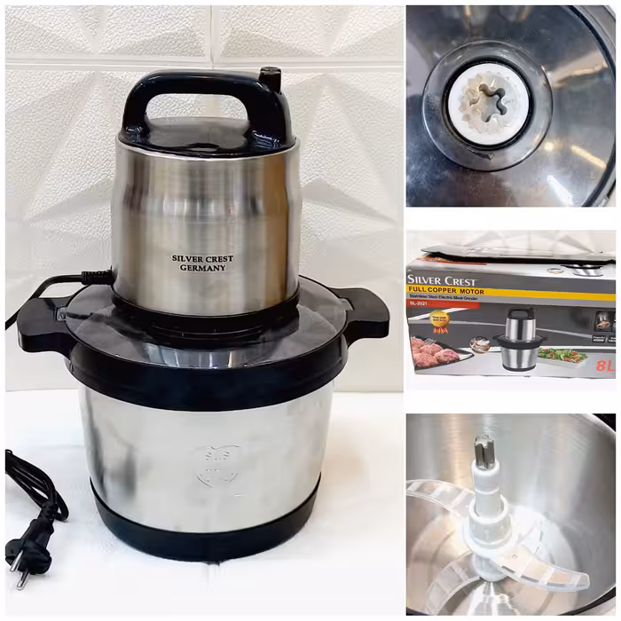 خردکن 8 لیتری سیلورکرست موتور مسی با کیفیت 