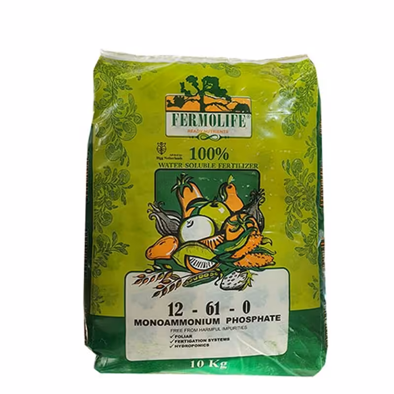 کود پودری مونو آمونیوم فسفات 0-61-12 وزن 10 کیلو گرم