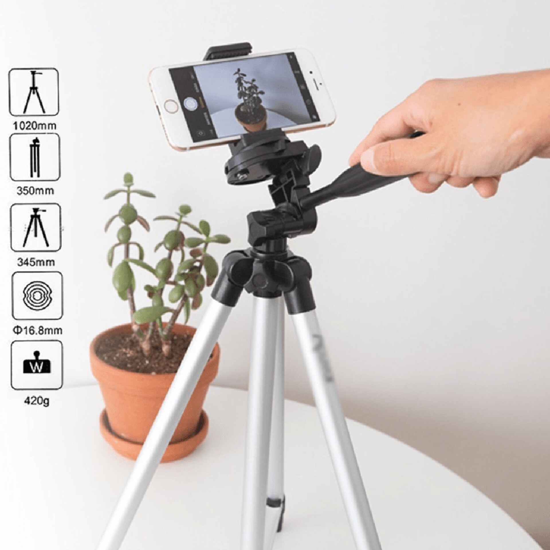 سه پایه نگهدارنده گوشی 3120 و 3110 تریپاد tripod(پایه نگهدارنده دوربین موبایل فیلم برداری عکاسی همسفر منوپاد طرح و مدل)