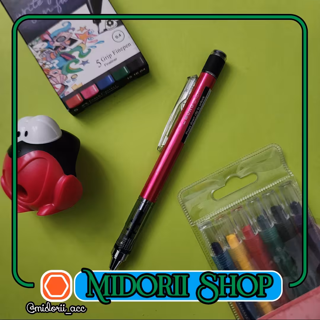 مداد نوکی اورجینال تومبو  مونو گراف Tombow Mono Graph ژاپن - هفت دهم - صورتی