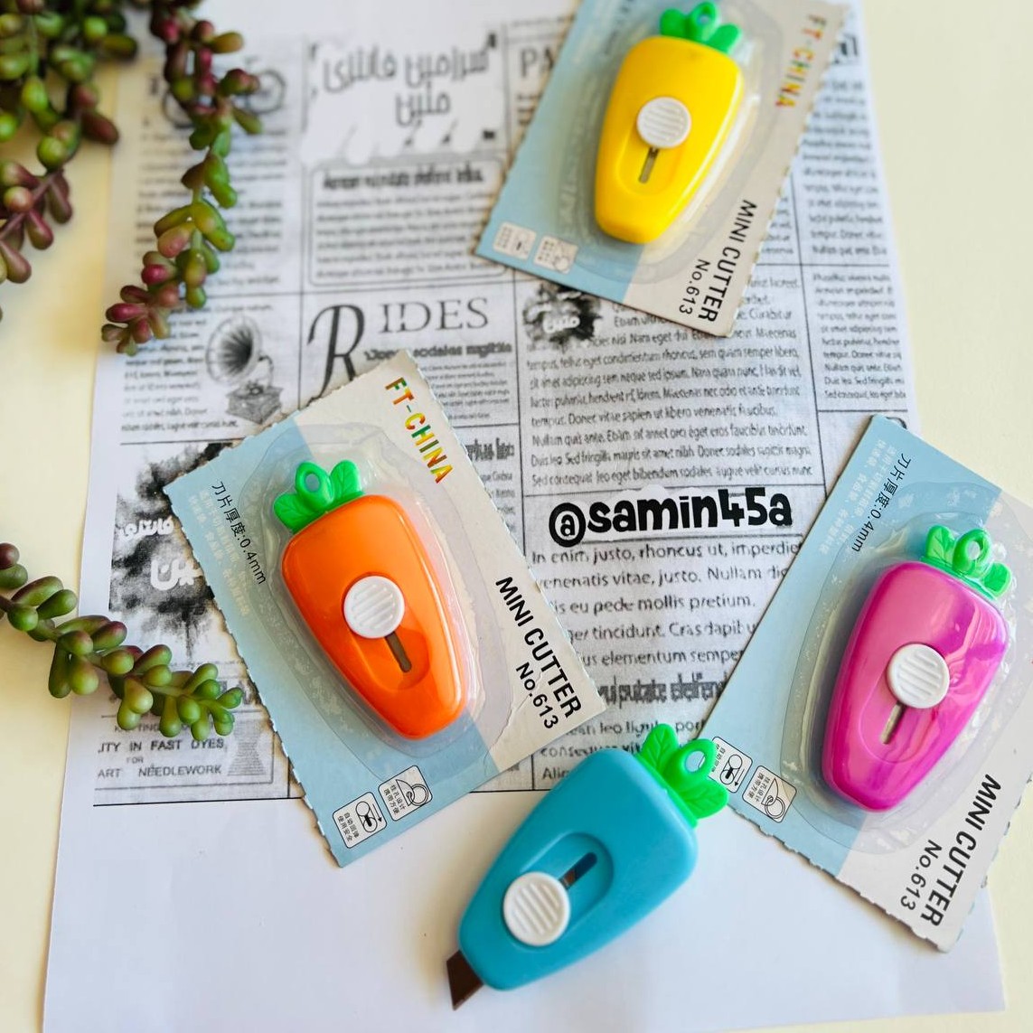 کاتر  طرح هویج
مخصوص برش دادن کاغذ