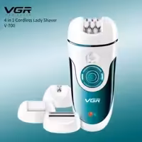 اپیلاتور ( موکن ) شارژی وی جی آر مدل وی 700 همراه با 4 سری قابل تعویض