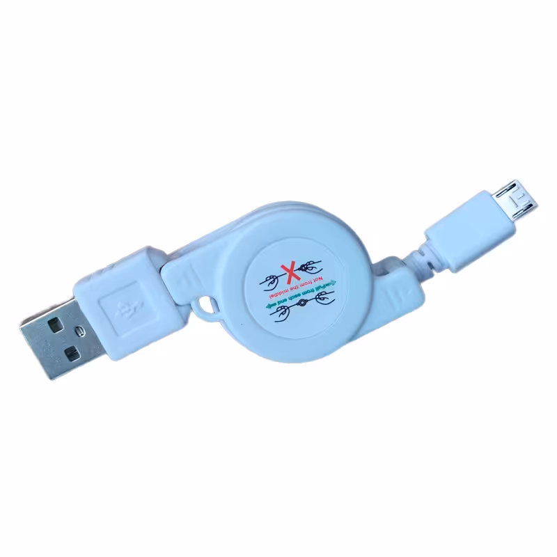 کابل انتقال داده و شارژر micro usb تا شو به طول 80 سانتی متر